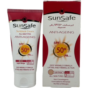 کرم ضد آفتاب سان سیف SPF50 بژ روشن