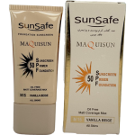 کرم ضدآفتاب پودری و پرایمری سان‌سیف SPF50 رنگ N15 با پوشش مات