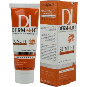 استفاده کرم ضد آفتاب درمالیفت SPF50 بی‌رنگ روی پوست چرب و جوش‌دار
