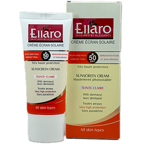 کرم ضدآفتاب الارو SPF50 بژ روشن فاقد چربی مناسب پوست چرب