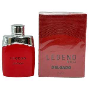 عطر مردانه دلگادو Legend Red حجم 25 میلی‌لیتر با رایحه خنک و آروماتیک ادویه‌ای