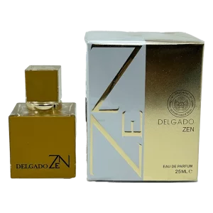 عطر زنانه دلگادو Zen حجم 25 میلی‌لیتر با رایحه معتدل گلی میوه‌ای