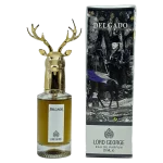 عطر مردانه دلگادو Lord George حجم 25 میلی‌لیتر با رایحه چوبی و ادویه‌ای