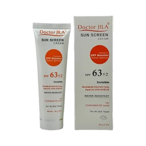 کرم ضد آفتاب بی‌رنگ دکتر ژیلا SPF63