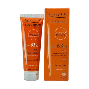 ضد آفتاب رنگی دکتر ژیلا SPF63 مناسب پوست چرب