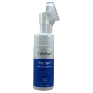 فوم شستشو ویتالیر مدل Hydravit مخصوص پوست خشک – ۱۵۰ میلی‌لیتر