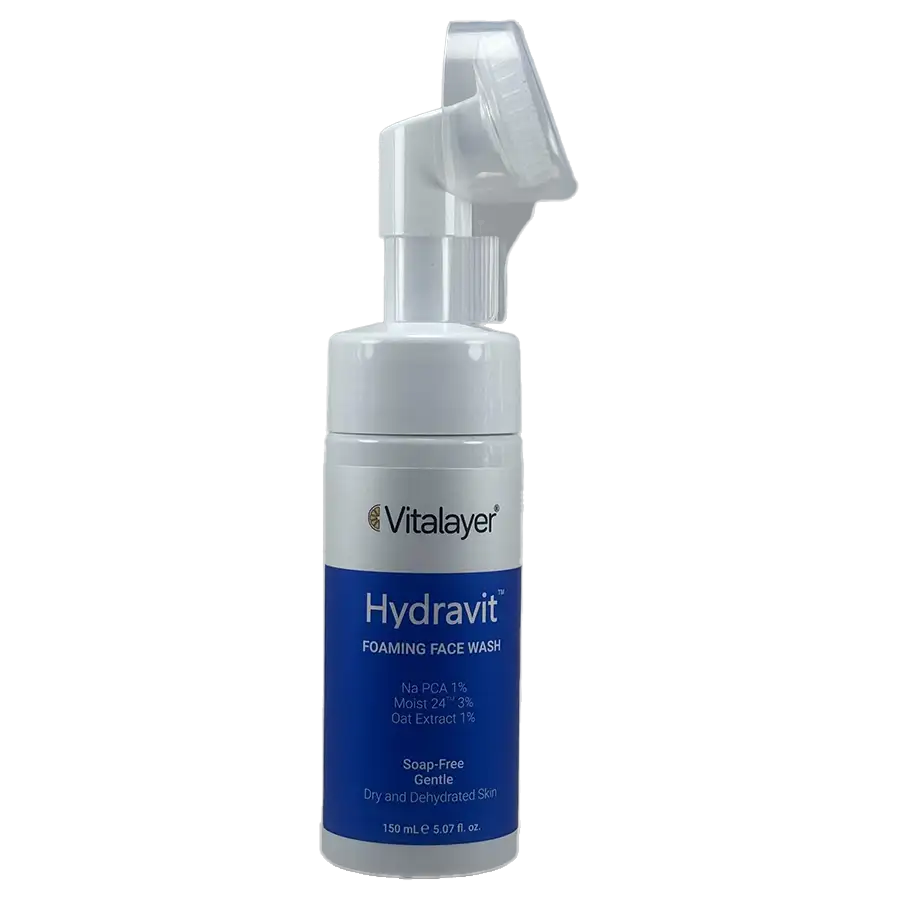 فوم شستشو ویتالیر مدل Hydravit مخصوص پوست خشک – ۱۵۰ میلی‌لیتر