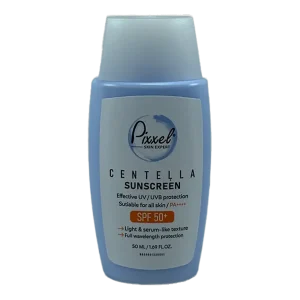 کرم ضد آفتاب پیکسل مدل سنتلا SPF50 مناسب انواع پوست