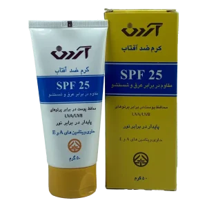 کرم ضد آفتاب آردن SPF25 مقاوم در برابر تعریق