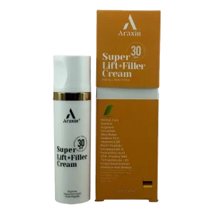 کرم سوپر لیفت و فیلر گیاهی آراکسین SPF30 حجم ۵۰ میلی‌لیتر