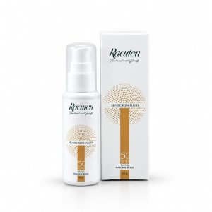 ضد آفتاب فلوئیدی راکوتن SPF50 بژ طبیعی (پوست چرب ومختلط)