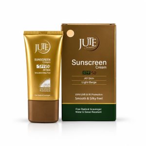 کرم ضد آفتاب ژوت SPF 50 مناسب انواع پوست (رنگ بژ روشن)